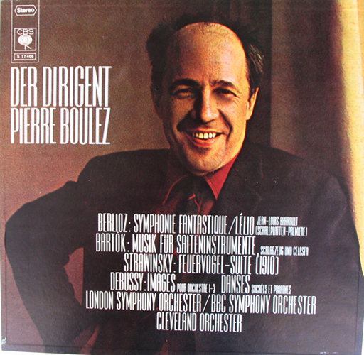 Der Dirigent Pierre Boulez 4 LP Box CBS