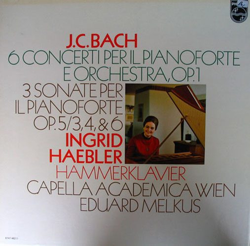 Bach 6 Concertos Sonaten op 5 Haebler Melkus 2 LP Box