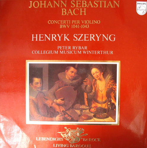 Bach Violin Concerto BWV 1041-1043 Szeryng Rybar LP