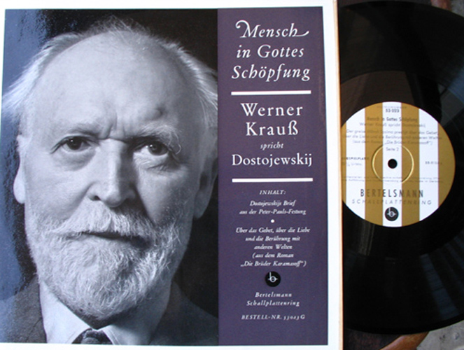 Dostojewskij Mensch in Gottes Sch�pfung Werner Krauss