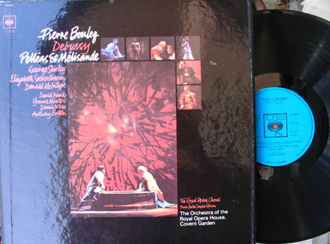 Debussy Pelleas et Melisande Boulez 3 LP Box CBS