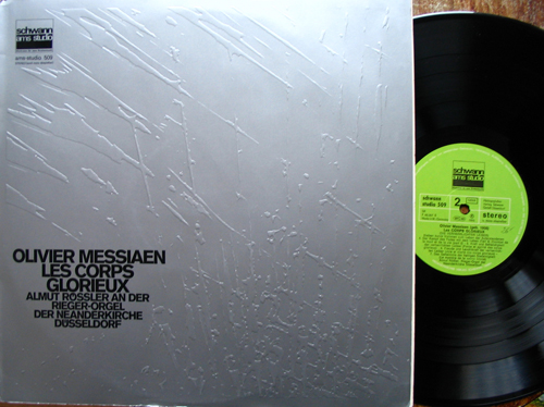 Messiaen Les Corps Glorieux Almut Roessler Schwann LP