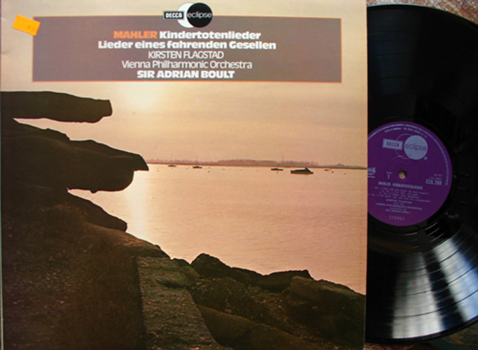 Mahler Kindertotenlieder fahrenden Gesellen Flagstad LP