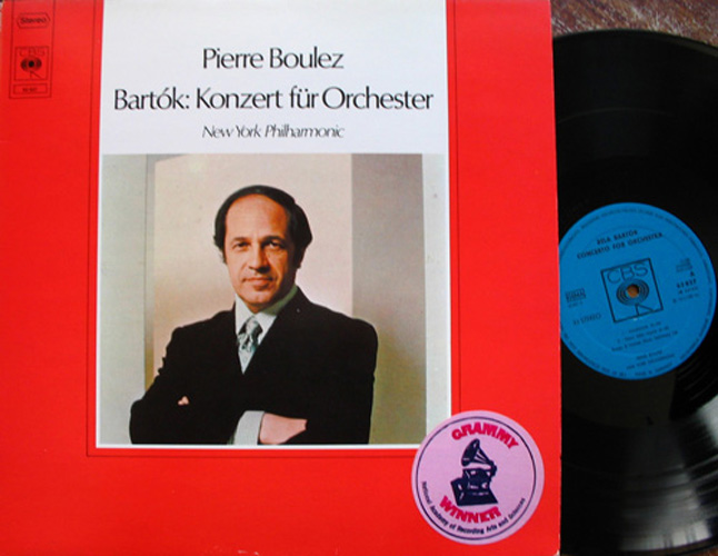 Bartok Concerto for Orchestra Boulez CBS 63287 LP