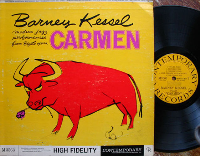 Barney Kessel Modern Jazz performances Bizet