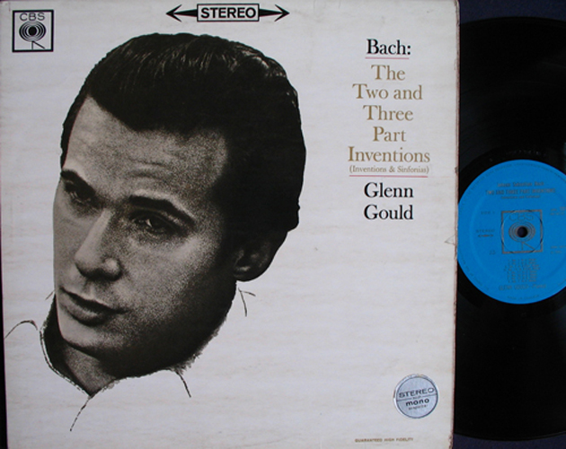 Bach 2 and 3 Part Inventions Gould CBS 72277 England