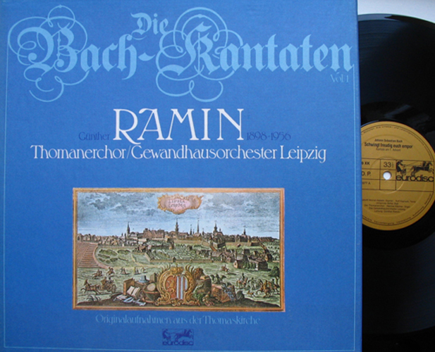 BACH Kantaten Vol 1 Ramin 5 LP Box Thomanerchor