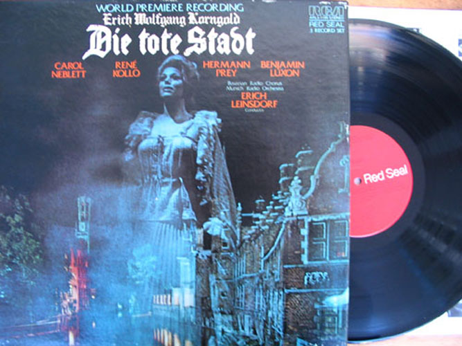 Korngold Die Tote Stadt Leinsdorf RCA 3 LP ARL3-1199