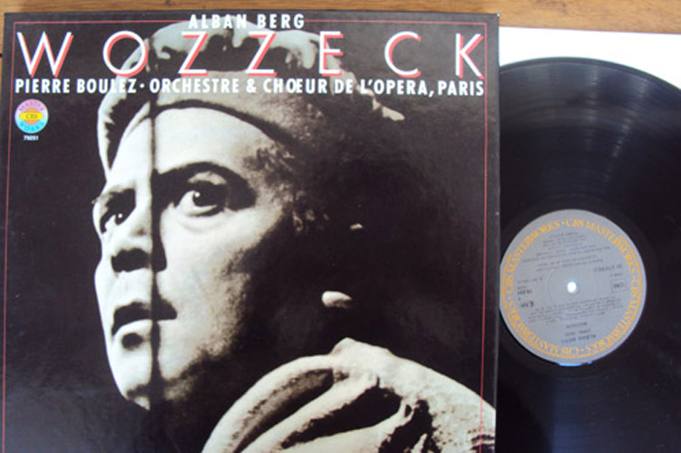 BERG Wozzeck BOULEZ 2 LP Box CBS 79251