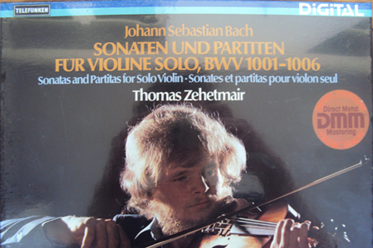 BACH Sonatas Partitas Solo Violin ZEHETMAIR M!! Sealed!