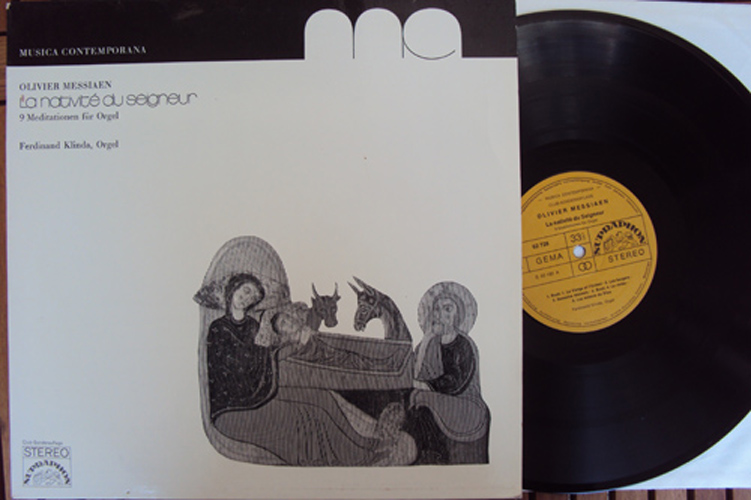 MESSIAEN La Nativite du Seigneur Meditation Supraphon