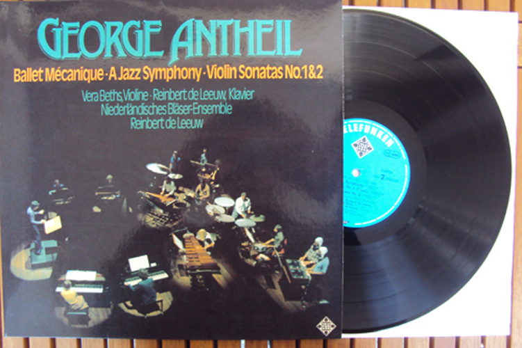 ANTHEIL Ballet Jazz Symp Violinsonate de LEEUW Beths LP