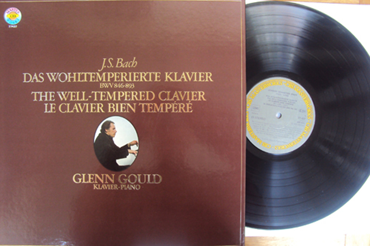 BACH Well Tempered Clavier GOULD NM!! CBS 77427