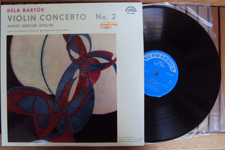 BAROK Violin Concerto No 2 GERTLER ANCERL Supraphon LP