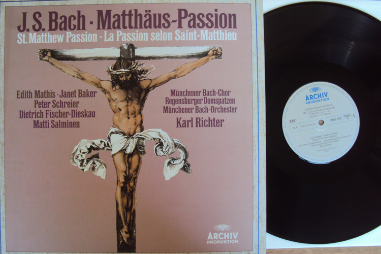 BACH Mattew Passion RICHTER Archiv Produktion 2723067