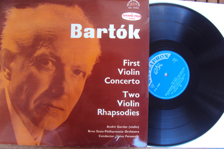 Bartok Violin Concertos 1 Gertler Ferencsik Supraphon