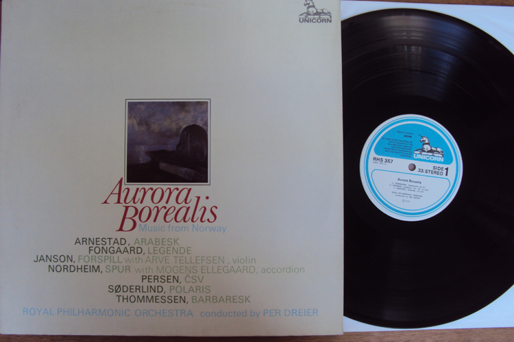 Aurora Borealis Music from Norway Per Dreier Unicon 2LP