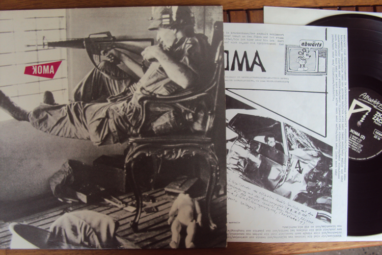 Abwaerts Amok Koma ZickZack Platten ZZ 10 LP