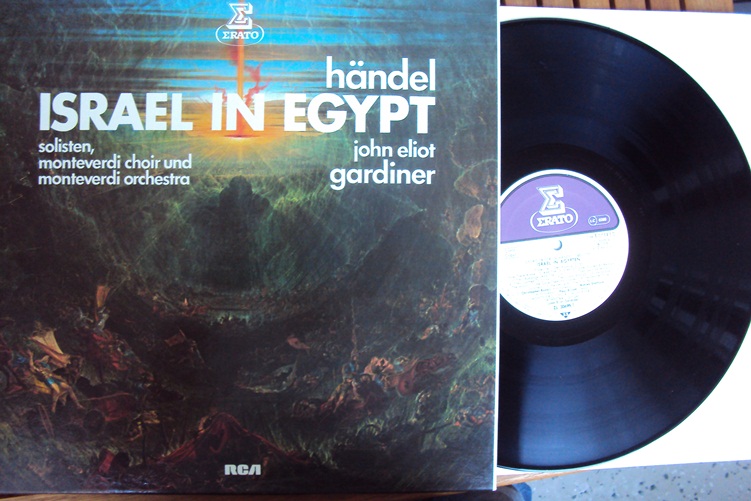H�ndel Israel in Egypt Gardiner Erato 2 LP Box ZL30699