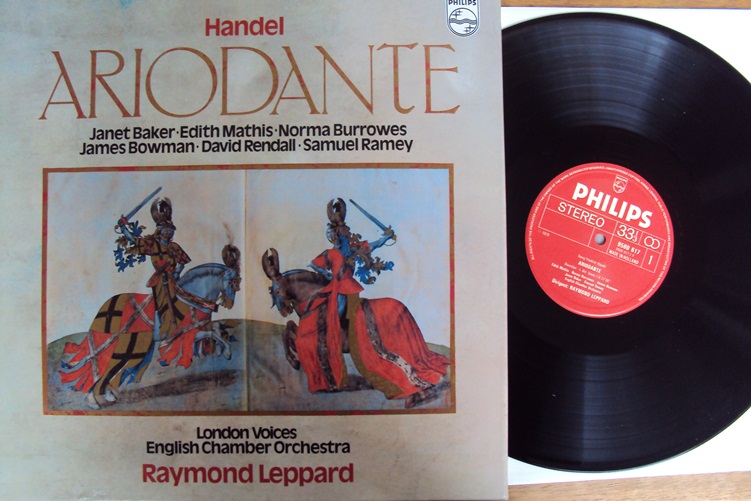 H�ndel Ariodante Leppard Baker Mathis Burrowes 4 LP Box