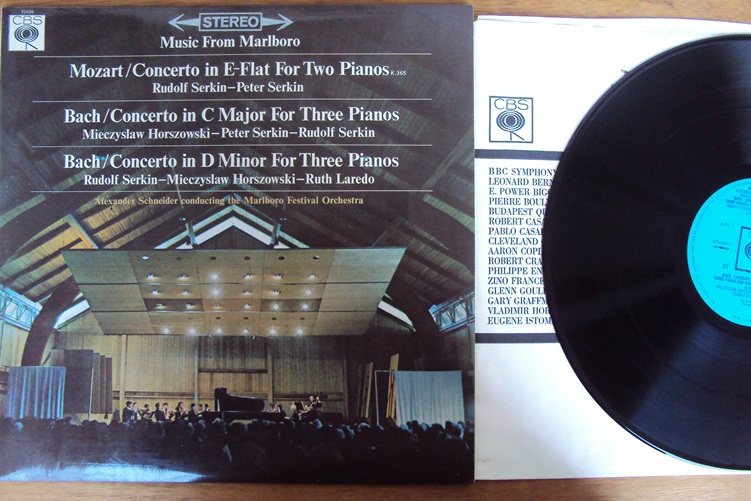 Bach Mozart Piano Concertos SERKIN Schneider Laredo LP