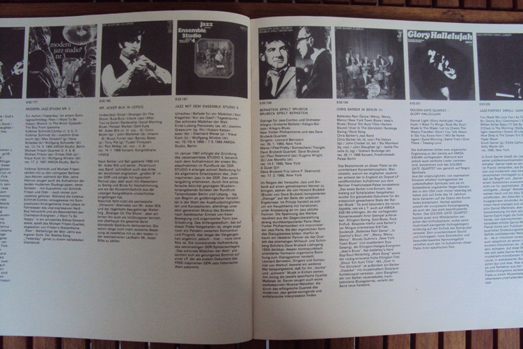Amiga Jazz Katalog 1981 Deutsche Schallplatten Berlin