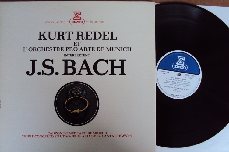 Bach Canzone Partita Aria Triple concerto Kurt Redel LP