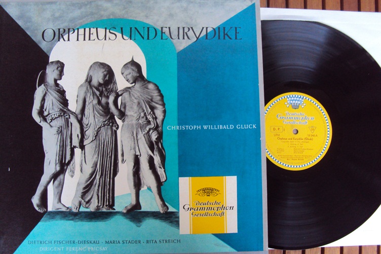 Gluck Orpheus und Eurydike Fricsay Fischer-Dieskau 2 LP