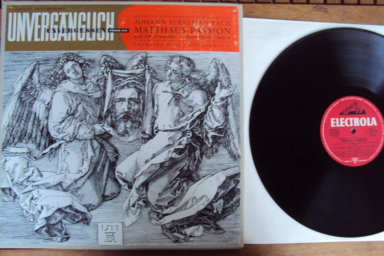 Bach Matth�us Passion Ramin Elektrola WCLP 588/590 3 LP