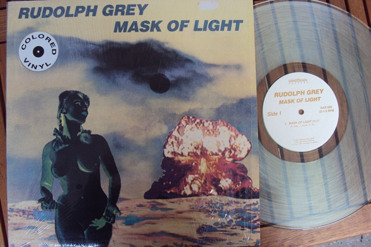 Rudolph Grey Mask of Light Colored Vinyl New Alliance R