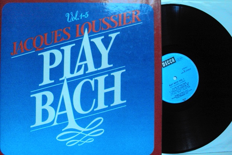 Jacques Loussier play Bach Vol 1-5 Decca 5 LP Box