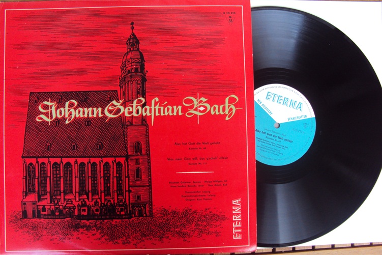 Bach Kantate nr 68, 111 Kurt Thomas Eterna 820210 LP