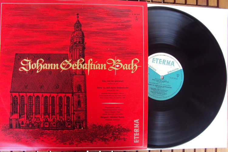 Bach Kantate nr 41, 179 Ramin Eterna 820288 LP