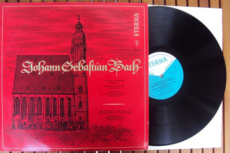 Bach Kantate nr 4 , 54, 59 Kurt Thomas Eterna 820210 LP